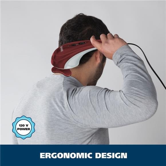 Hot Cold Therapeutic Vibratory Corded Massager with Variable Soothing Speed - Picture 5 of 6